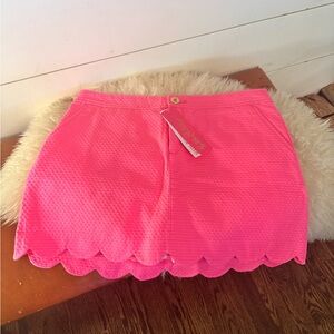 Lilly Pulitzer Hot Pink Mini Skirt
